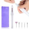 Luscious Glances Portable Mini Nail Drill Machine with Included Bits – Cordless and Compact