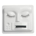 3 in 1 lash extension practice kit by luscious glances – mannequin head & training tray
