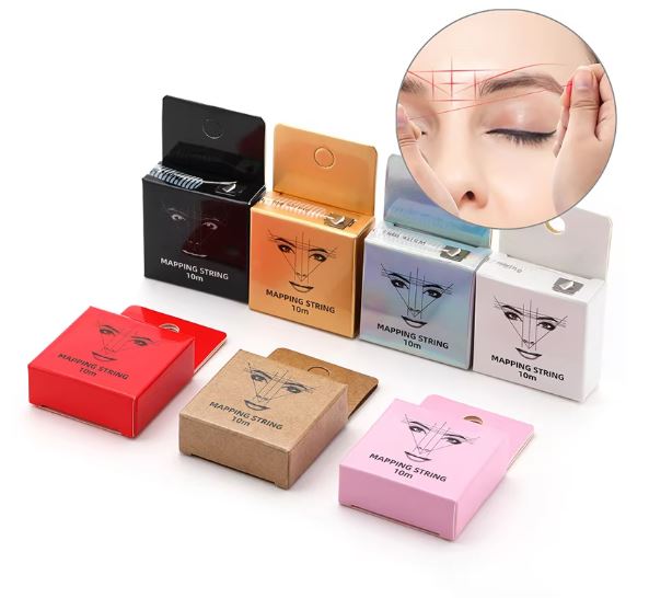 luscious glances 10ml microblading string – perfect for brow mapping