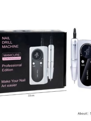 luscious glances 45000rpm rechargeable electric nail drill – portable & professional