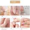 luscious glances breathable press on nails: game changing sticky tabs for all day hold