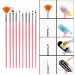 luscious glances nail art pen set – 15 pcs detailing brushes for salon quality nails