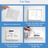 3 in 1 lash extension practice kit by luscious glances – mannequin head & training tray