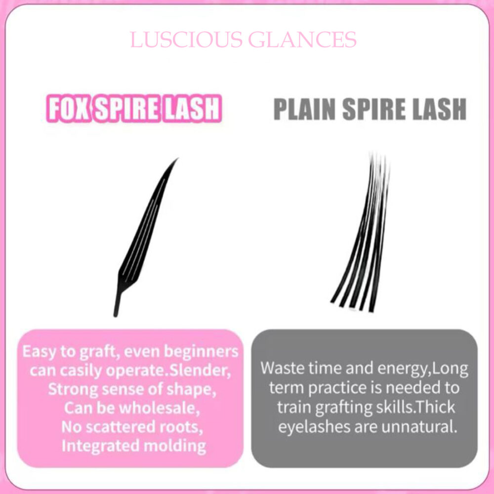 new fox spire lash extension box by luscious glances – trending in beauty now