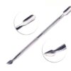 Luscious Glances Stainless Steel Cuticle Pusher – Dual-Ended, Ergonomic Nail Tool