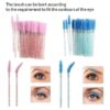 luscious glances disposable eyelash extension spooly – hygienic & precise application