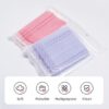luscious glances eyelash micro brushes – precision individual applicators for lash & brow care