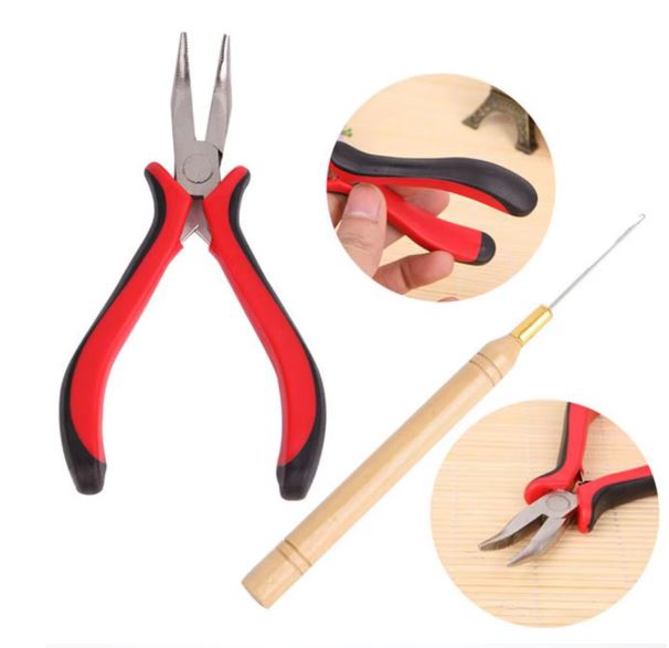 professional micro ring & i tip hair extension tool kit – luscious glances