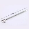 luscious glances stainless steel cuticle pusher – precision nail art tool