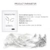 hydro eye gel patches for eyelash extensions | luscious glances 50 pcs pack