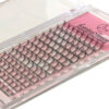 luscious glances pteris premade eyelash extension fans – fast pre fanned, handmade lash tower