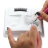 3 in 1 lash extension practice kit by luscious glances – mannequin head & training tray