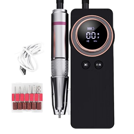 Luscious Glances 50W Professional Nail Drill – 35,000 RPM Cordless Nail Tool