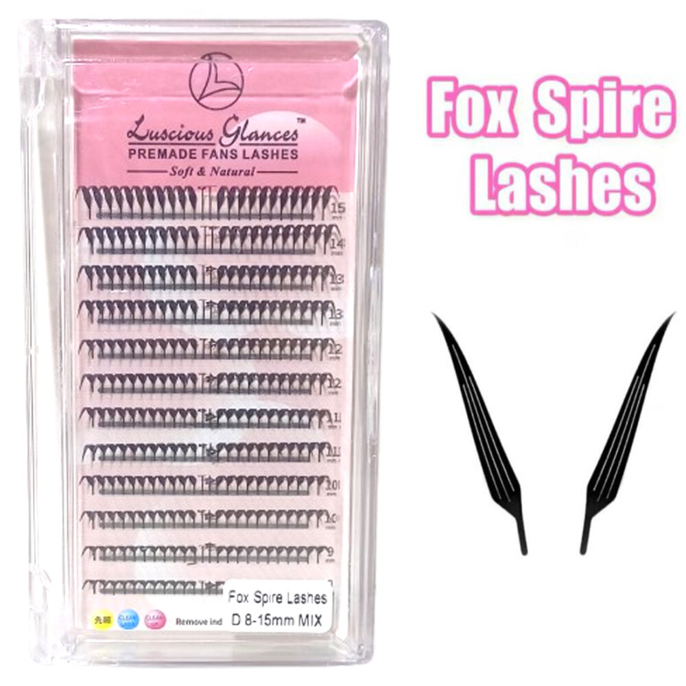 new fox spire lash extension box by luscious glances – trending in beauty now