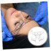 reusable transparent eyebrow ruler – soft plastic brow shaping tool by luscious glances