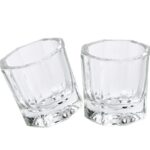 Luscious Glances Glass Dappen Dish – Spill-Resistant Mixing Tool for Acrylic Monomer