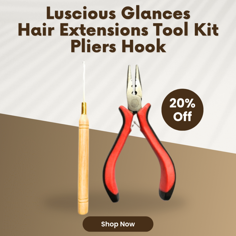 professional micro ring & i tip hair extension tool kit – luscious glances