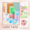 luscious glances disposable eyelash extension tape – non woven fabric, gentle & breathable
