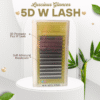 5d russian volume eyelash clusters – luscious glances w shaped lashes for easy application