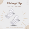 luscious glances nail tips clip – perfect tool for quick & flawless polygel application