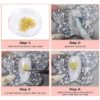luscious glances 3d pressed dry flowers for nail art – real dried floral decorations