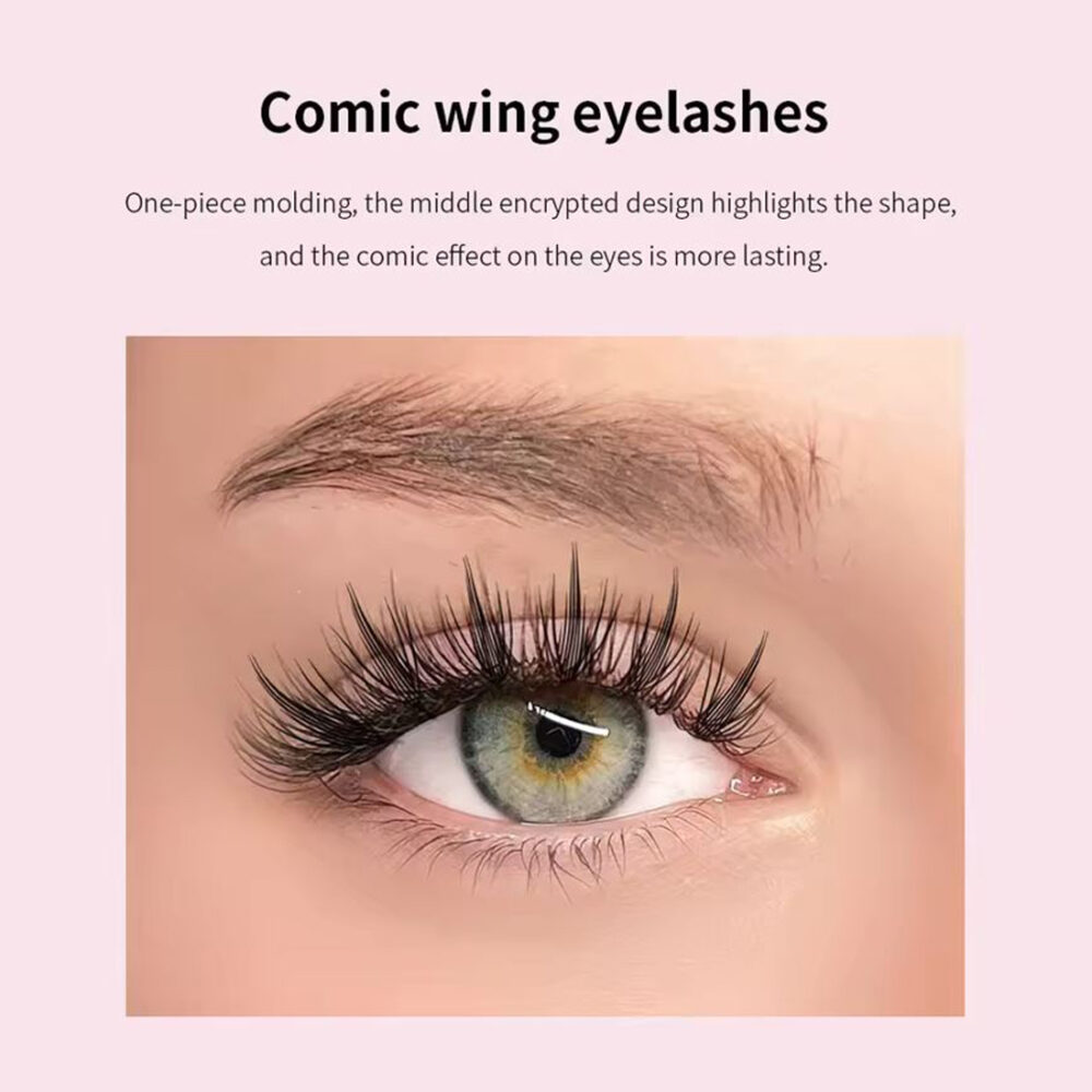 luscious glances pteris premade eyelash extension fans – fast pre fanned, handmade lash tower