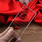 lash stand pallet by luscious glances – crystal glass holder for lash strips & glue