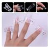 luscious glances nail tips clip – perfect tool for quick & flawless polygel application