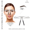 luscious glances microblading 3d eyebrow balance ruler