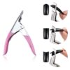 luscious glances edge cutter – pro tip clipper for acrylic & natural nails