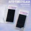 Luscious Glances Easy Fan Lash Extensions – Soft lightweight volume lashes in mix lengths (8–15mm)
