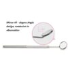 luscious glances eyelash extension mirror – precision tool for lash artists