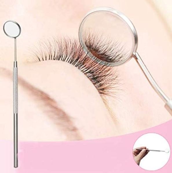 Luscious Glances Eyelash Extension Mirror – Wide-angle, anti-fog tool for lash artists to perfect symmetry and placement