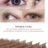 luscious glances brown eyelash extensions – soft, natural look in every box
