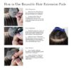 luscious glances scalp protector for hair extensions – heat shield guards for safe styling
