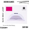 Sun UV 48W LED Nail Lamp – Professional gel polish curing lamp for manicures and pedicures by Luscious Glances