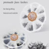 luscious glances mix length loose fan eyelash extensions – 500 pcs pack | volume lash fans