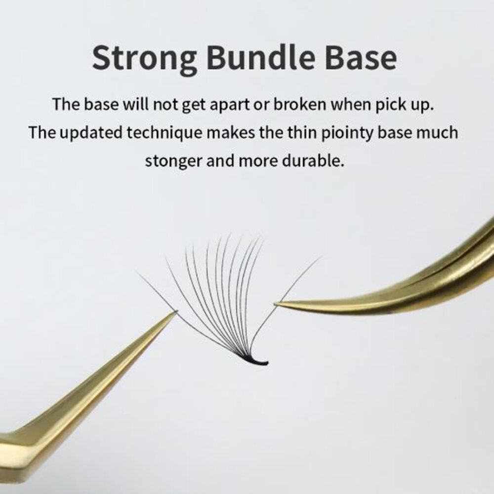 luscious glances mix length loose fan eyelash extensions – 500 pcs pack | volume lash fans
