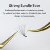 luscious glances mix length loose fan eyelash extensions – 500 pcs pack | volume lash fans
