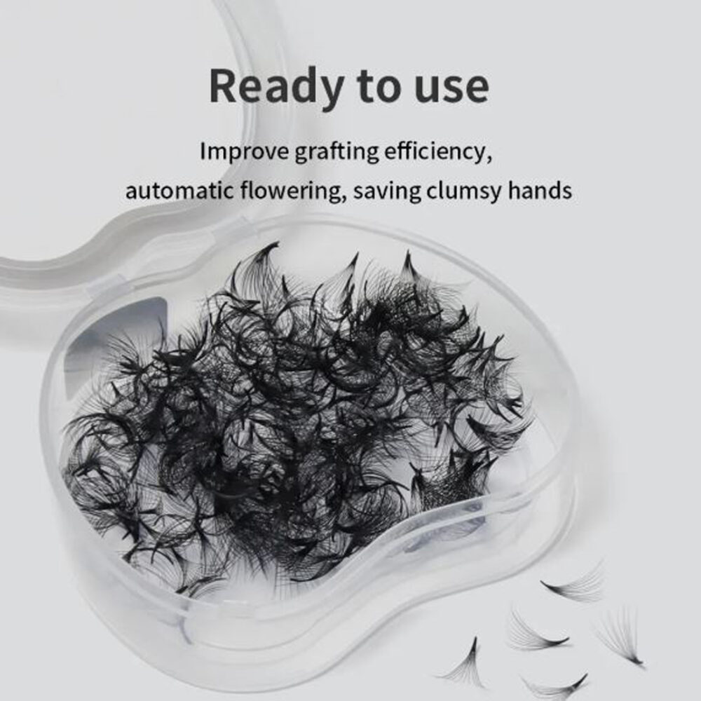 luscious glances loose fan eyelash extensions – 500 pcs individual length lashes
