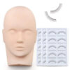 luscious glances practice lash – premium lash training tool for eyelash extensions