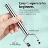 luscious glances 3 in 1 cat eye magnet stick – triple head y shape nail art tool for stunning cat eye polish
