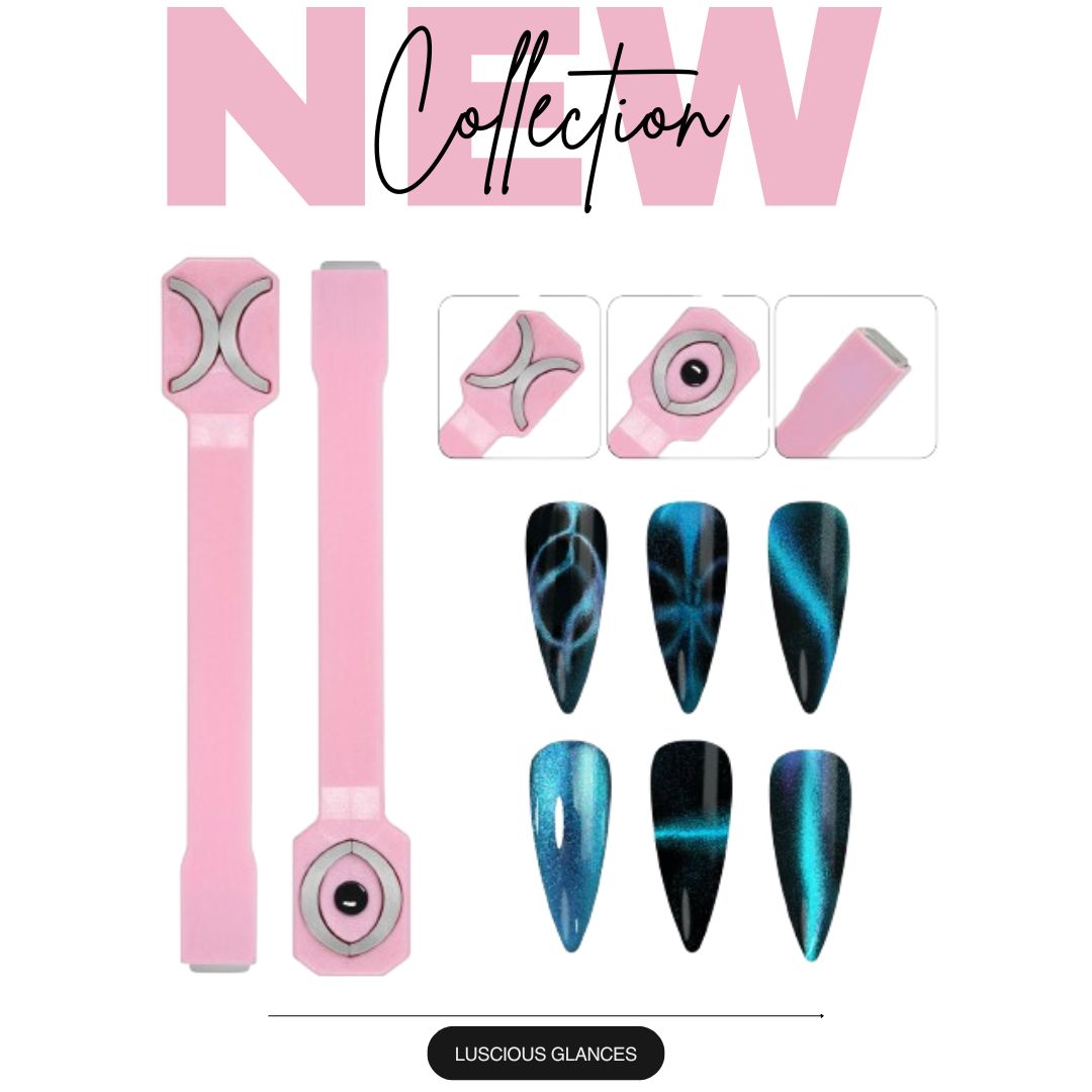 “3-in-1 Cat Eye Nail Magnet Tool – Y-Shaped & Round Heads for Cat Eye Gel Effects”